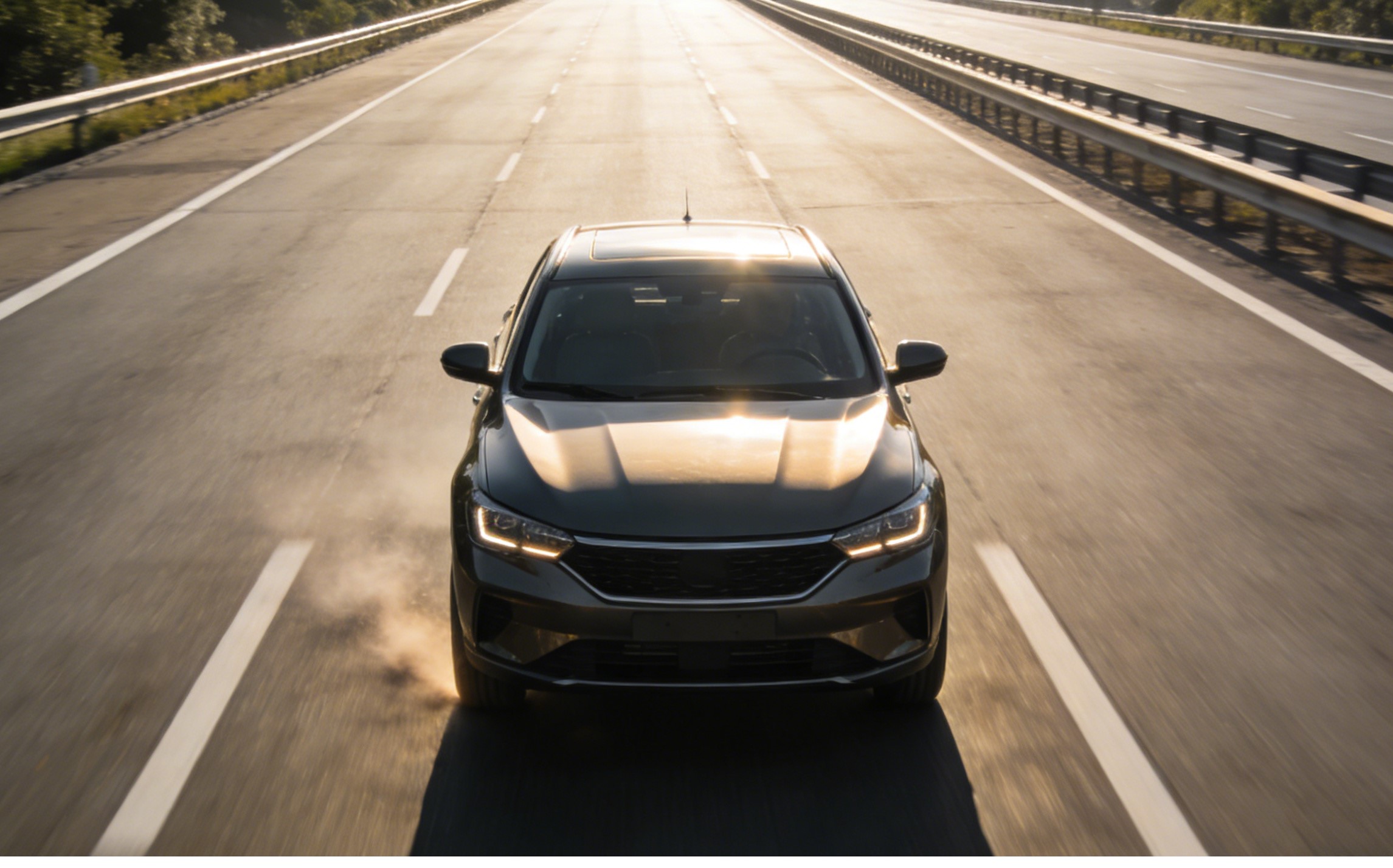 A dashboard with a DPF warning light illuminated